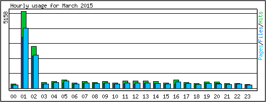 Hourly usage