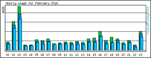 Hourly usage