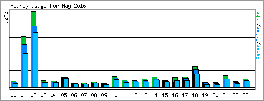 Hourly usage