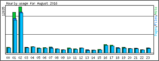 Hourly usage