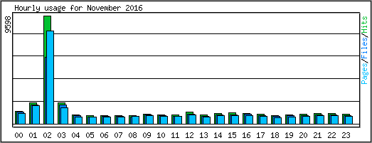 Hourly usage