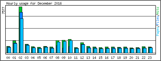 Hourly usage